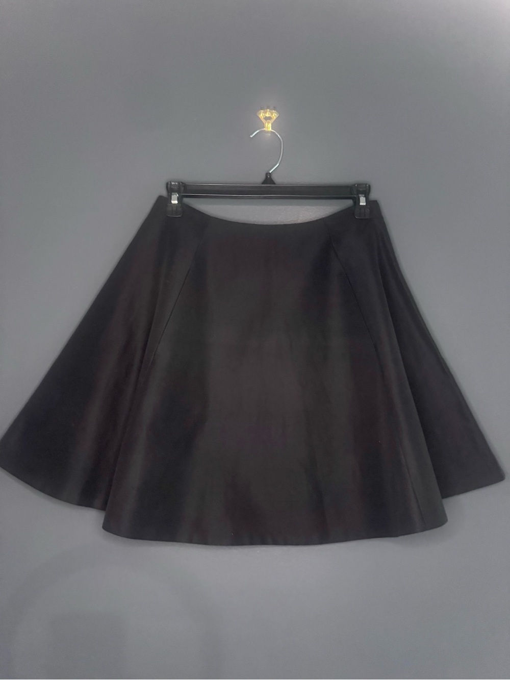 Kate Spade Woman’s Black Bell Mini Skirt the rules  Cotton Silk Size 2 / small